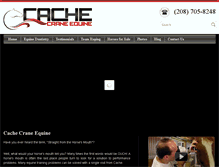 Tablet Screenshot of cachecraneequine.com